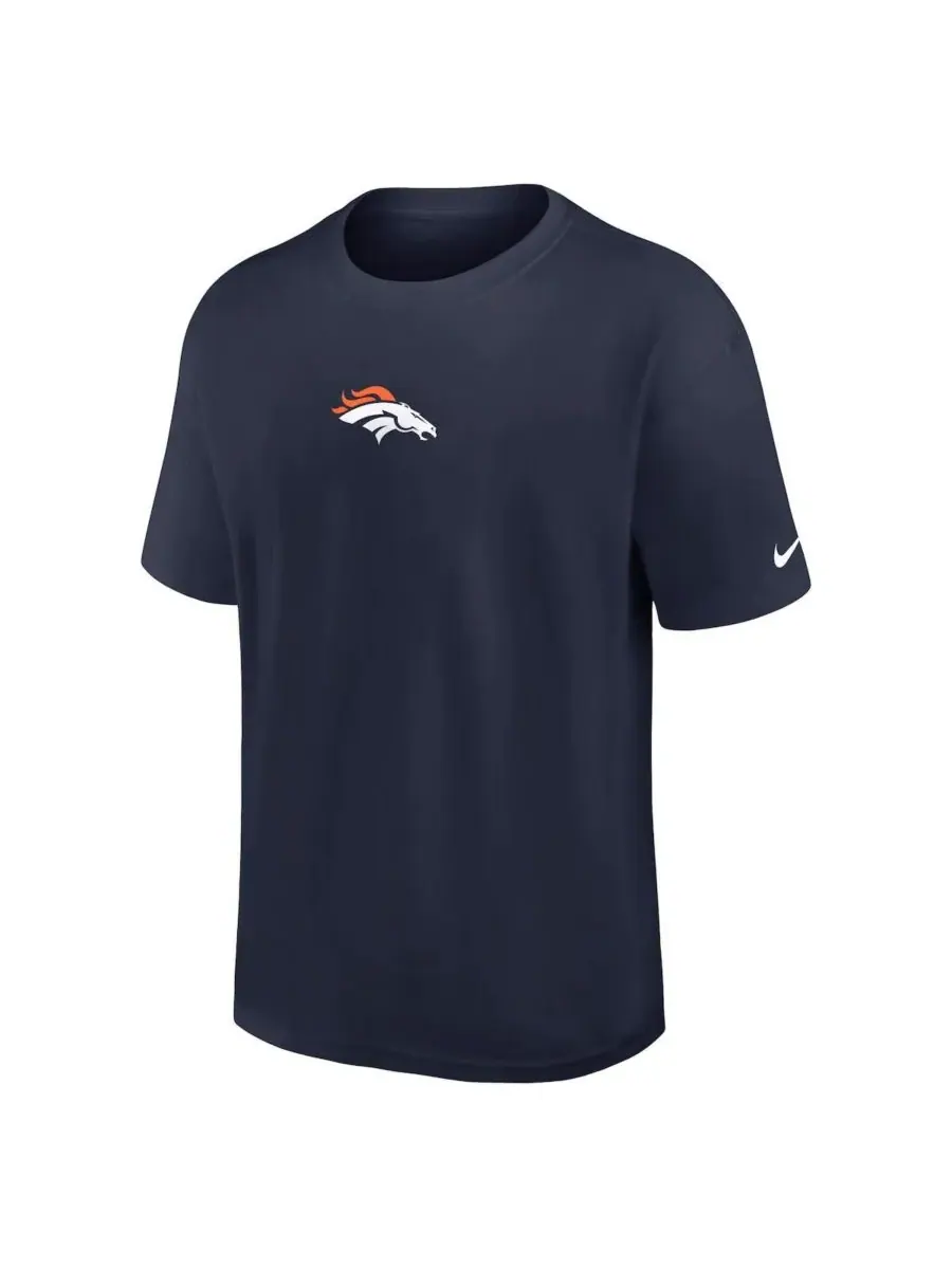 Nike Мужская темно-синяя футболка Denver Broncos Dominate The Game Essential Max90 — изображение 2 из 3, темно-синий