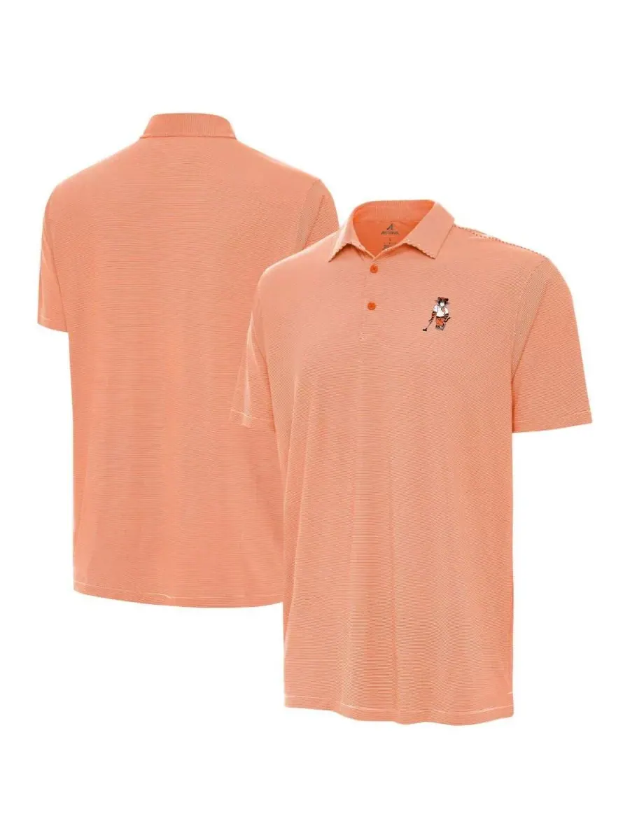 Antigua Мужская оранжевая футболка-поло Clemson Tigers Golfer Twine — изображение 1 из 3, оранжевый