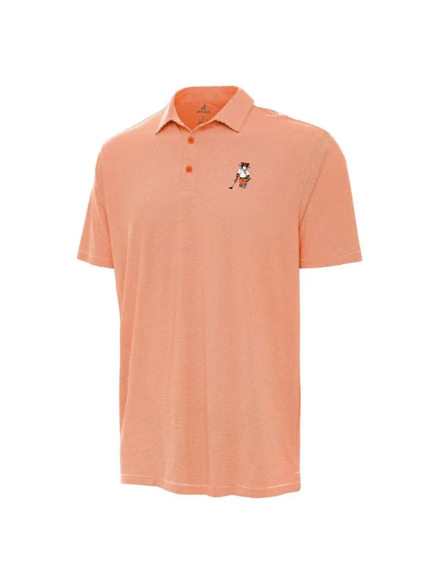 Antigua Мужская оранжевая футболка-поло Clemson Tigers Golfer Twine — изображение 3 из 3, оранжевый