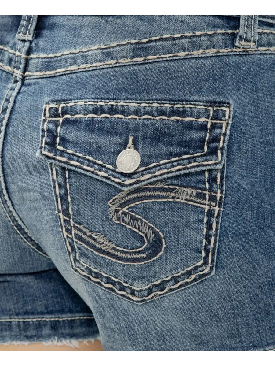 Женские шорты Suki со средней посадкой Silver Jeans Co., Bridge — изображение 3 из 4