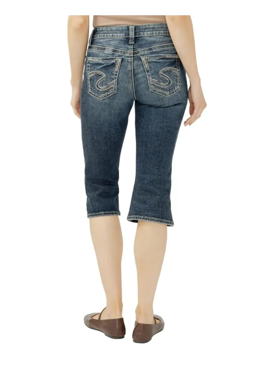 Женские джинсы-капри Suki со средней посадкой Silver Jeans Co., Blanche — изображение 3 из 3