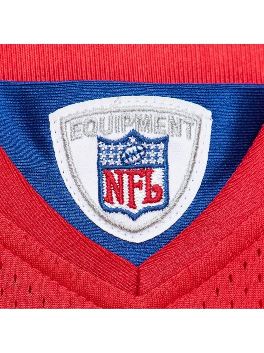 Mitchell & Ness Мужская красная футболка Эли Маннинга, игрока команды New York Giants образца 2004 — изображение 3 из 5