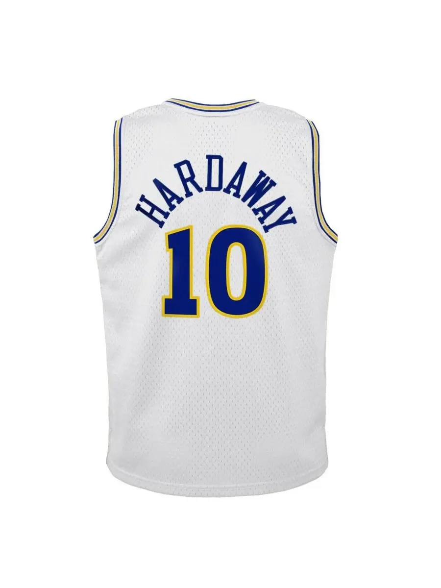 Mitchell & Ness Домашняя майка Big Boys and Girls White Tim Hardaway Golden State Warriors 1990-91 — изображение 3 из 3
