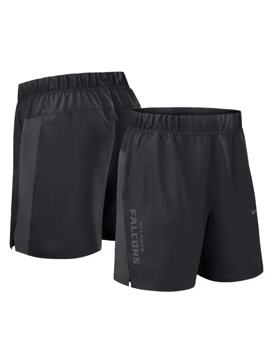 Nike Мужские черные тканые спортивные шорты Atlanta Falcons Victory Performance Shorts