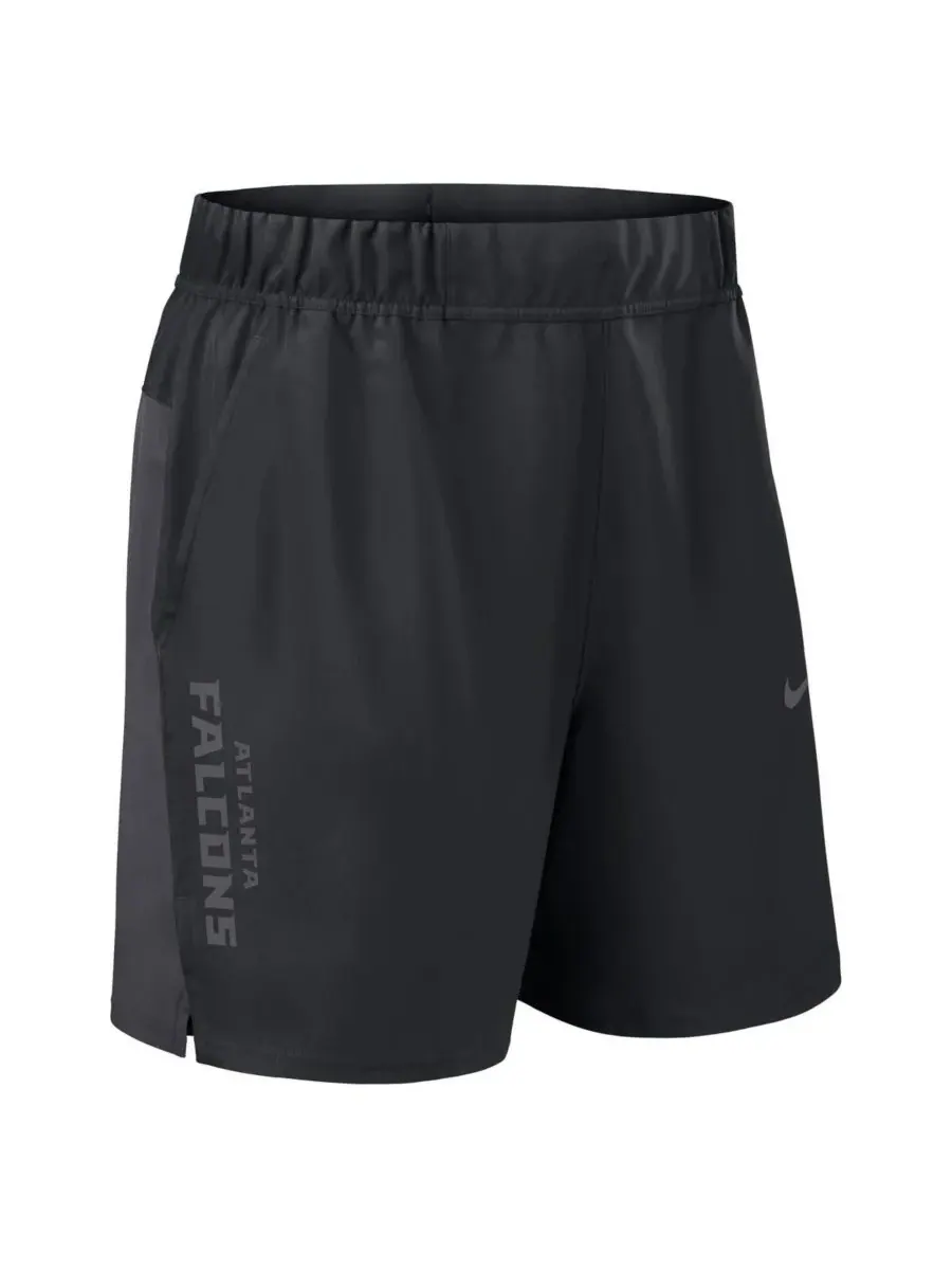 Nike Мужские черные тканые спортивные шорты Atlanta Falcons Victory Performance Shorts — изображение 2 из 3, черный