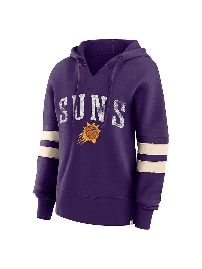 Женская фирменная фиолетовая рваная толстовка с капюшоном Phoenix Suns Bold Move Dolman с — изображение 2 из 3, фиолетовый