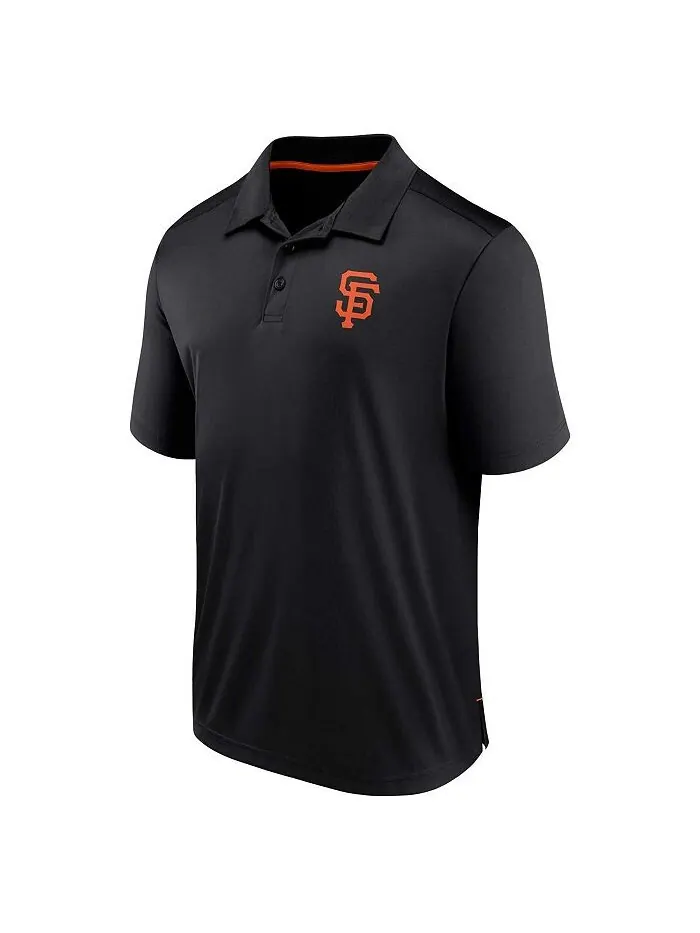 Мужская черная рубашка-поло с логотипом San Francisco Giants Hands Down Fanatics — изображение 3 из 3, черный