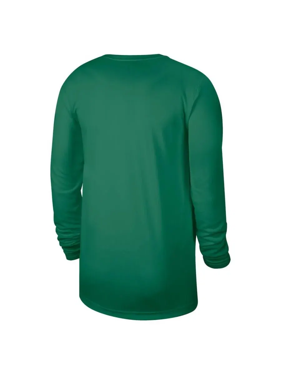 Мужская футболка с длинными рукавами и технологией Dri-FIT для тренировок Boston Celtics сезона — изображение 3 из 3, зеленый