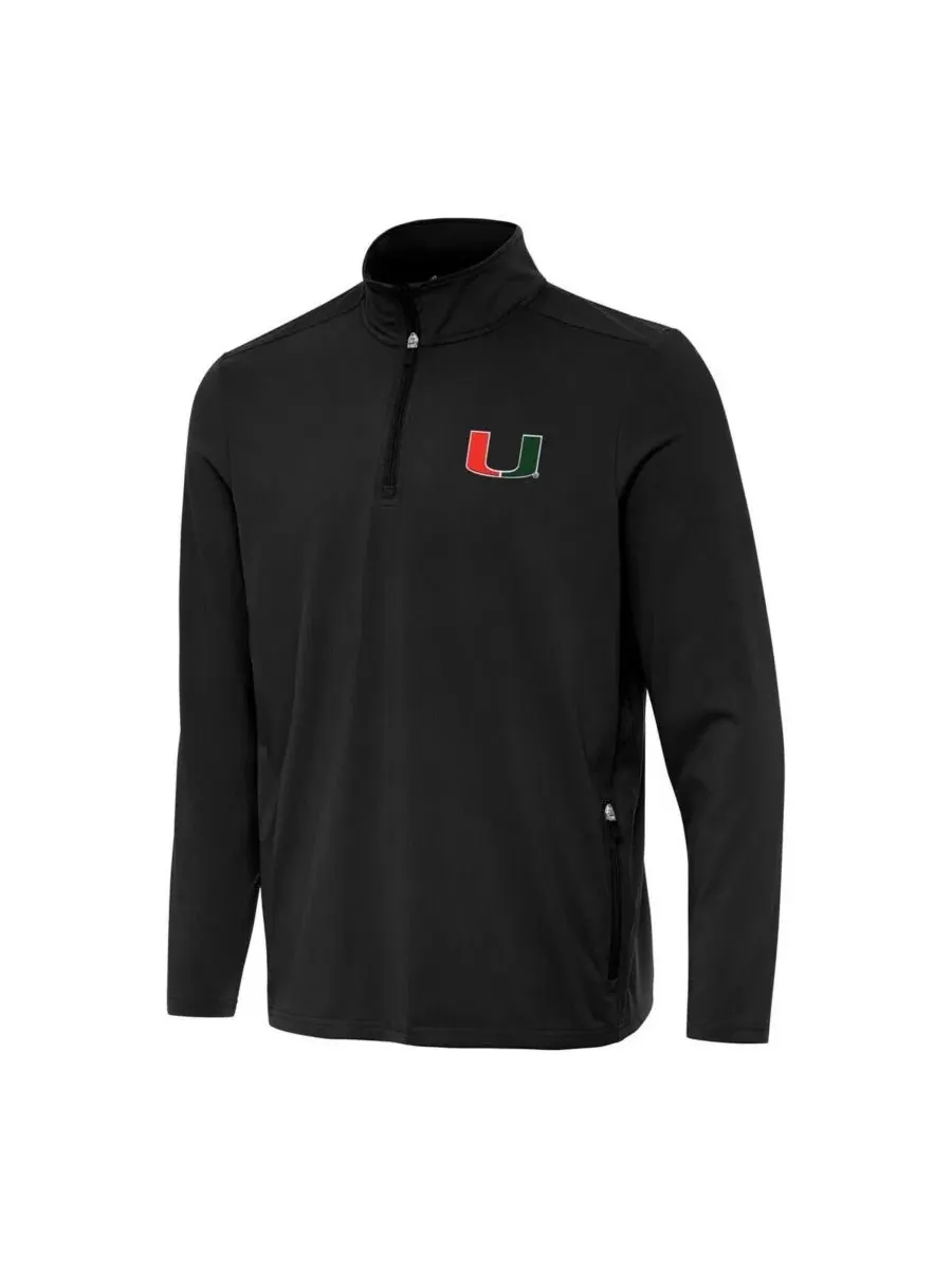 Свитшот Antigua Perilous Quarter-Zip — изображение 1 из 1, черный