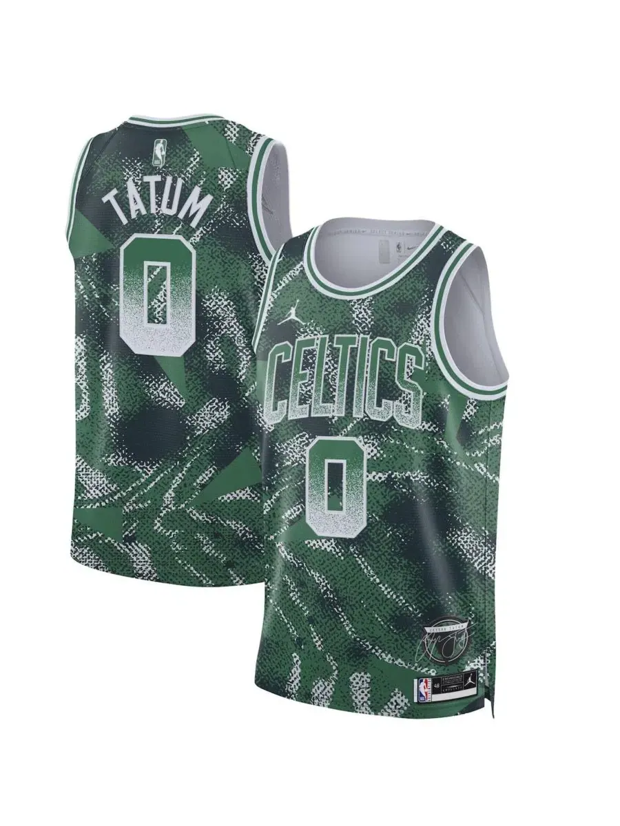 Баскетбольная джерси Nike с принтом, модель Jayson Tatum Select Series Swingman — изображение 1 из 3, зеленый