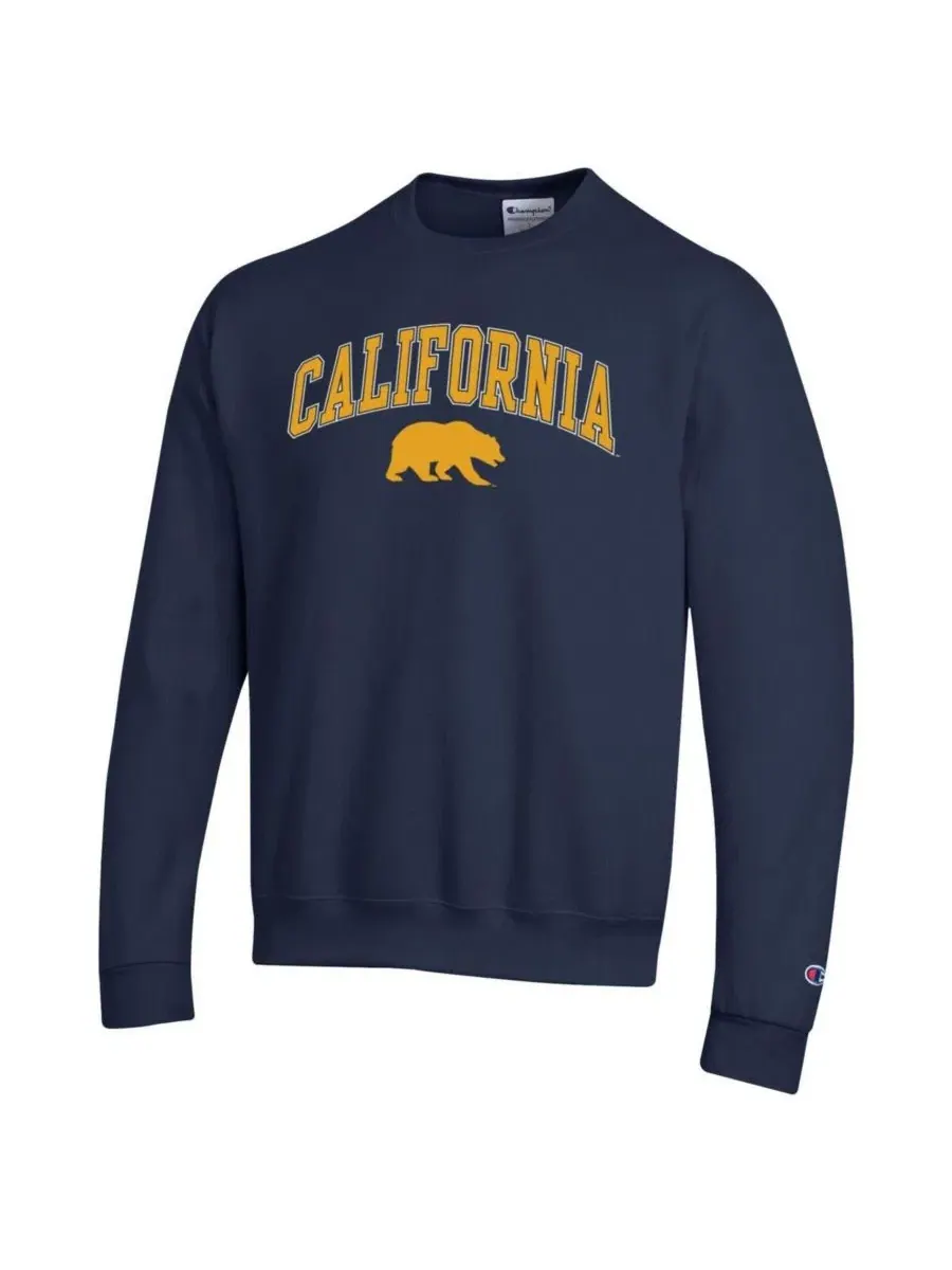 Свитшот Champion Arch Over Logo Pullover — изображение 2 из 3, темно-синий