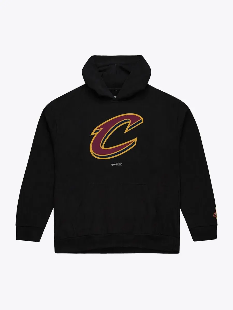 Худи с флисовой подкладкой Cleveland Cavaliers Mitchell & Ness — изображение 1 из 2, черный