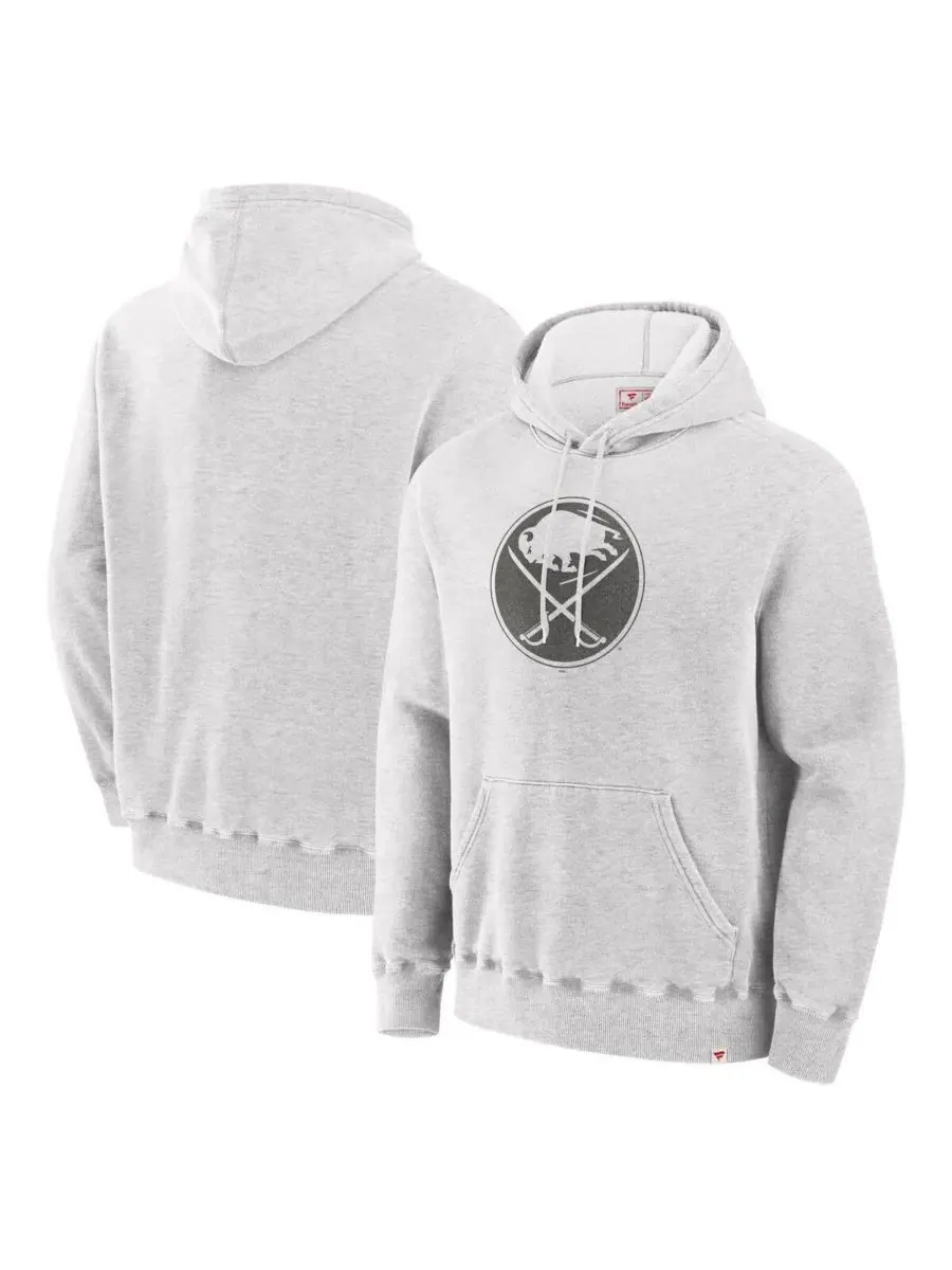 Худи с флисовой подкладкой Buffalo Sabres Made in Canada Fanatics — изображение 1 из 3, бежевый