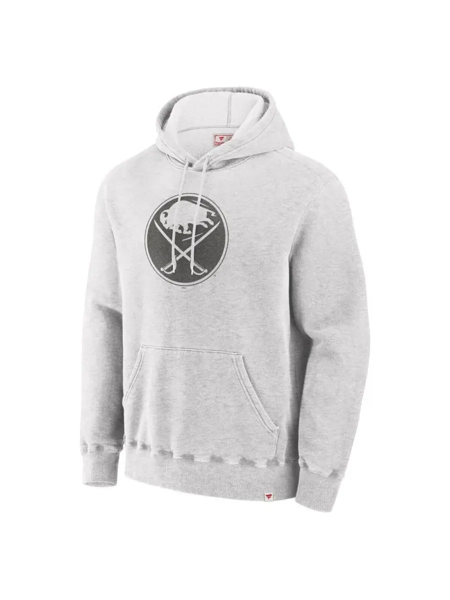 Худи с флисовой подкладкой Buffalo Sabres Made in Canada Fanatics — изображение 2 из 3, бежевый