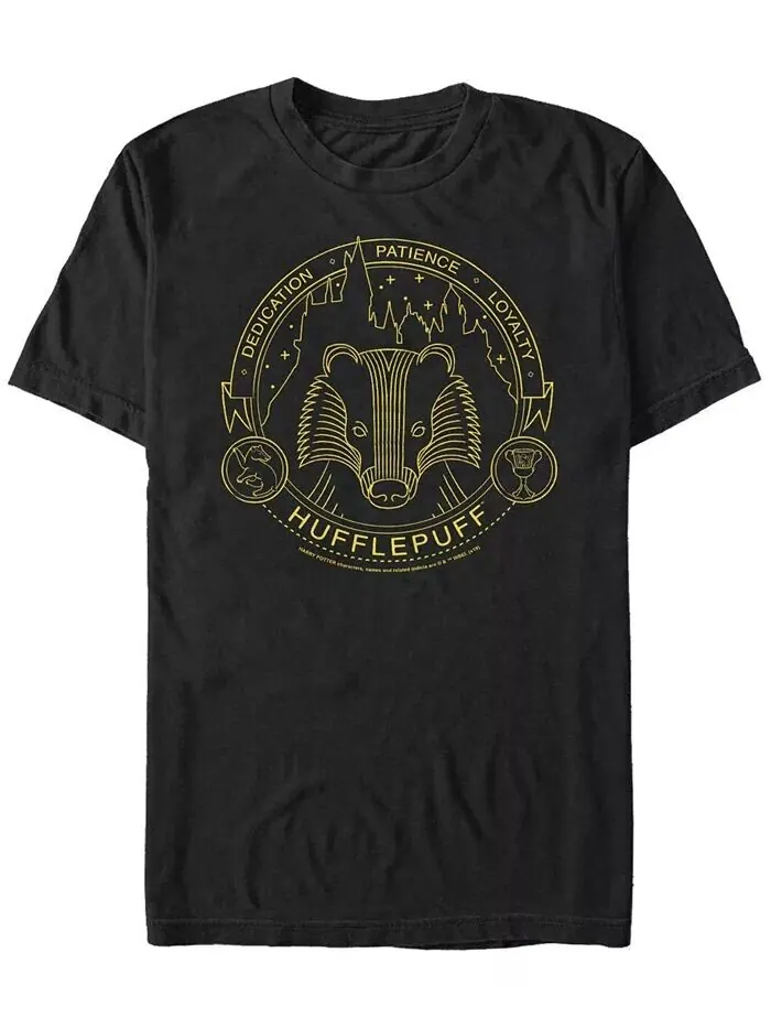 Футболка мужская с коротким рукавом «Животные факультета Хогвартса» Mystic Wash Shield Fifth Sun — изображение 1 из 1