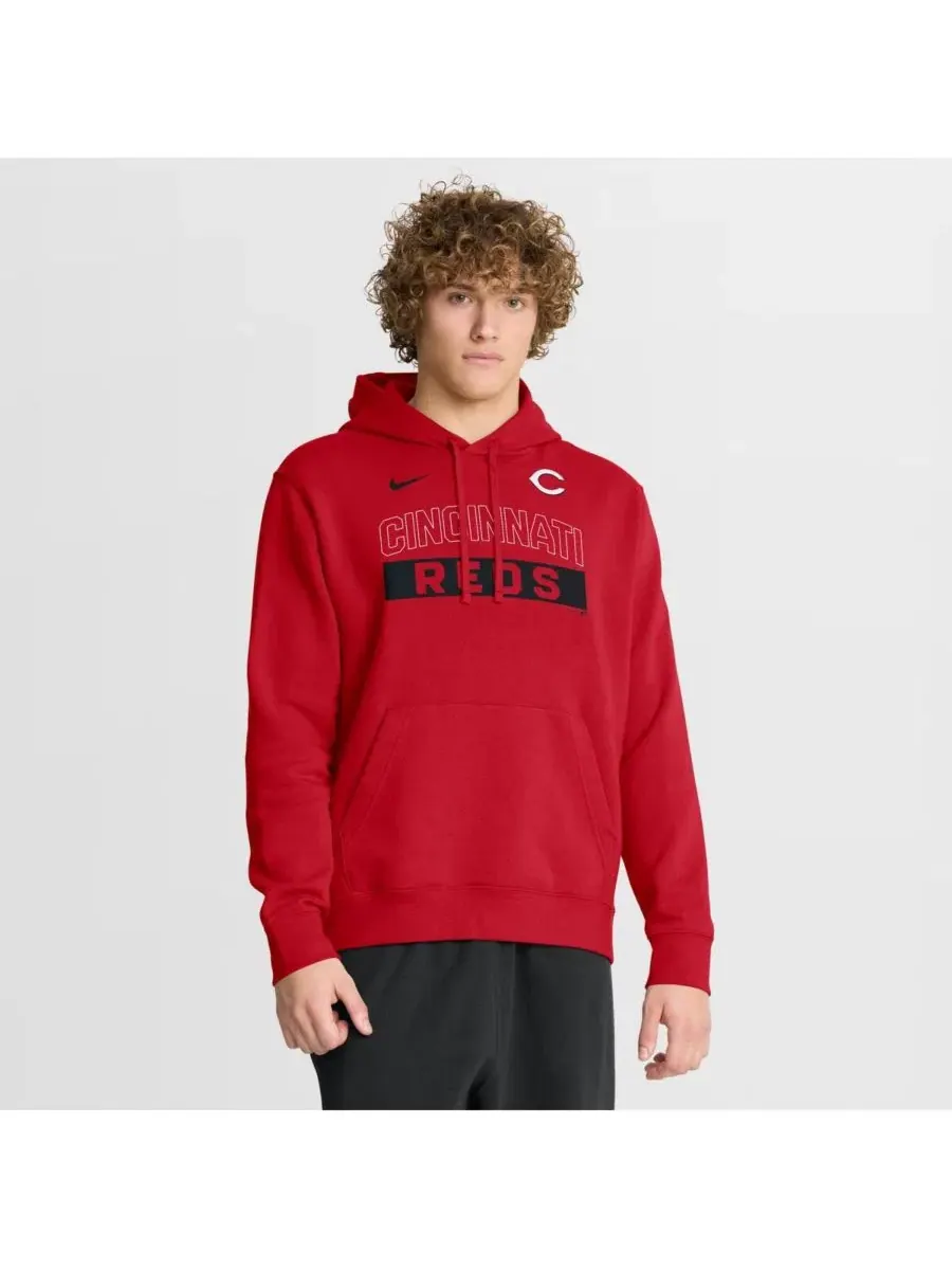 Худи с флисом и капюшоном Primetime Club Nike — изображение 1 из 4, красный