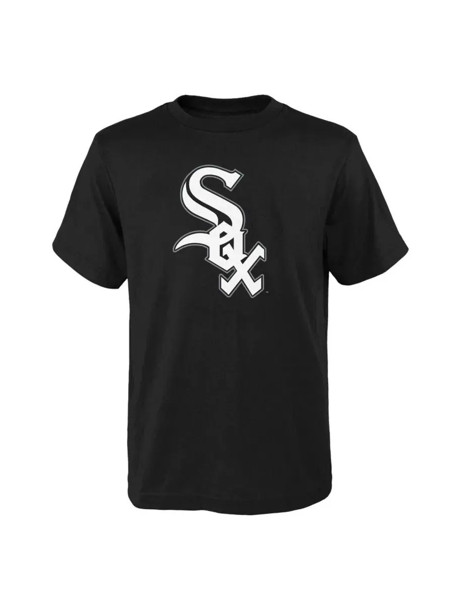 Футболка с коротким рукавом с принтом Primary Logo Chicago White Sox Outerstuff — изображение 1 из 1, черный