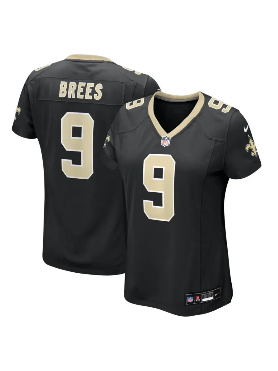 Футболка Nike Drew Brees Team Game Jersey — изображение 1 из 4, черный