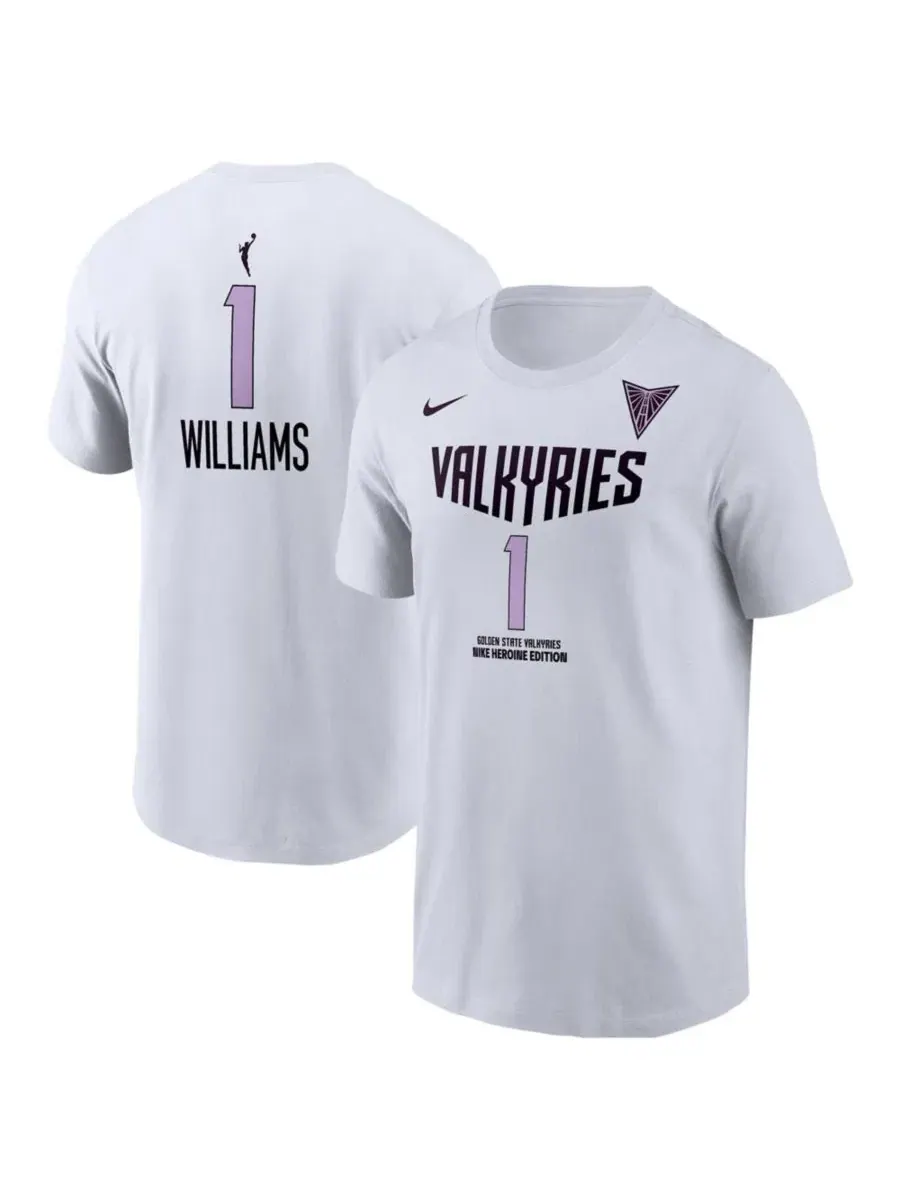 Футболка с принтом Gabby Williams Golden State Valkyries Heroine Edition Nike — изображение 1 из 3, белый