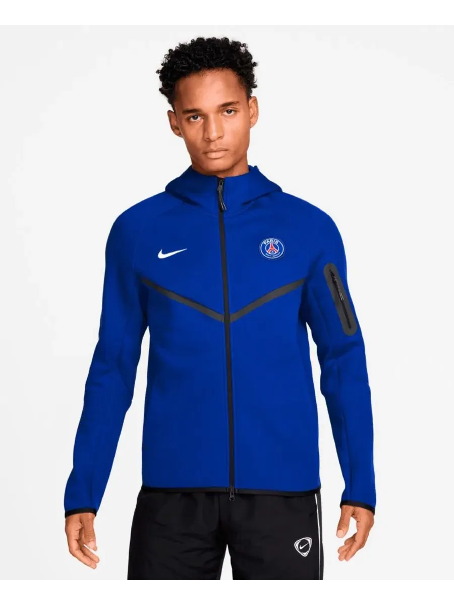 Худи Nike Tech Fleece Windrunner Raglan Full-Zip — изображение 1 из 3, королевский