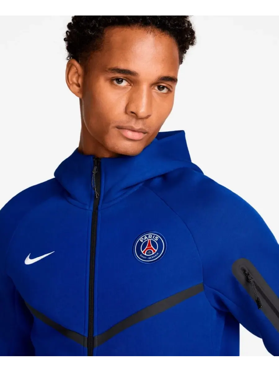 Худи Nike Tech Fleece Windrunner Raglan Full-Zip — изображение 3 из 3, королевский