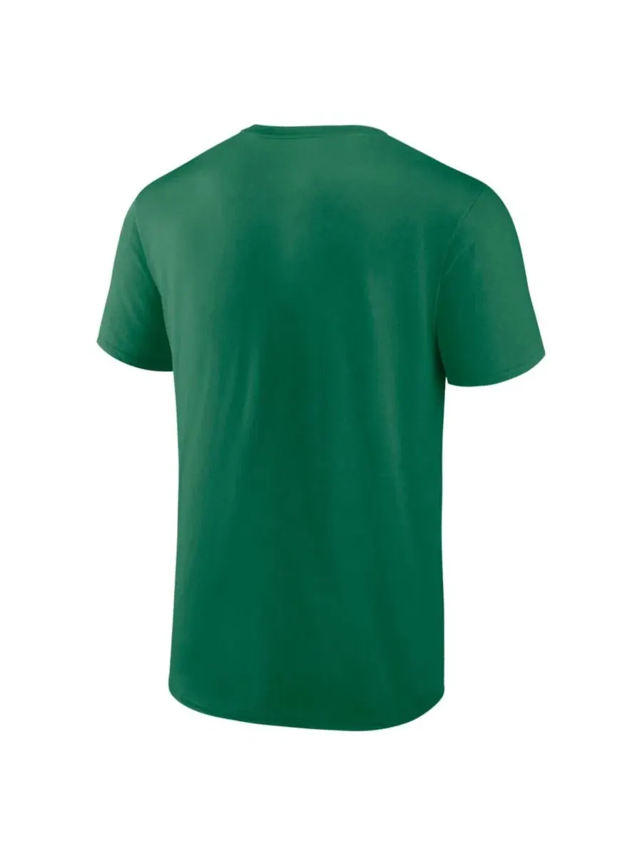 Футболка с длинным рукавом с принтом Boston Celtics Wordmark Logo Athletic — изображение 2 из 3, зеленый