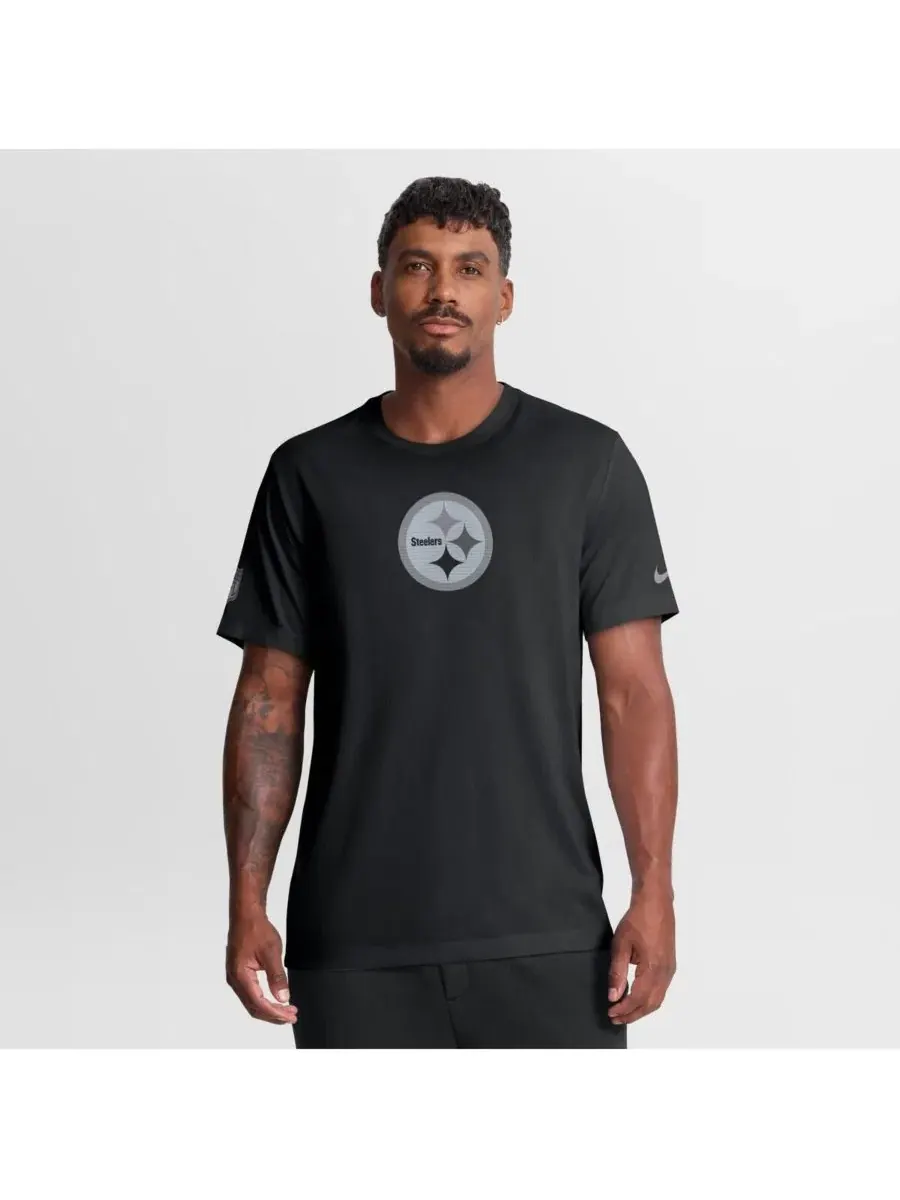 Футболка с коротким рукавом и принтом Pittsburgh Steelers Sideline Lead The Charge Legend Dri-FIT — изображение 1 из 5
