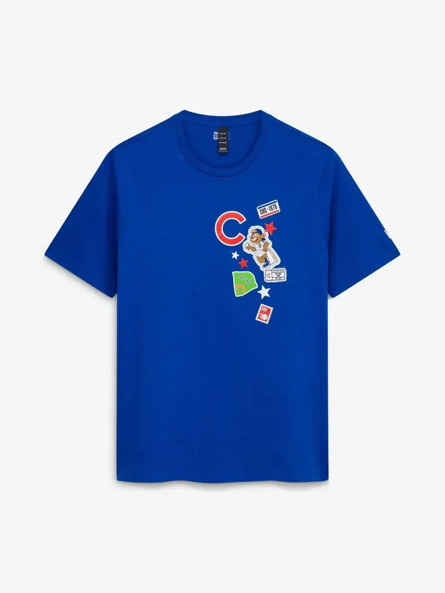 Футболка с принтом Chicago Cubs City Patch New Era — изображение 1 из 2, королевский
