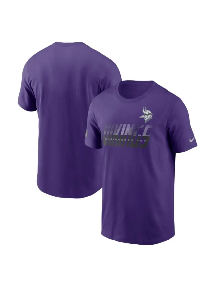 Футболка Dri-FIT с коротким рукавом Minnesota Vikings Nike — изображение 1 из 3, фиолетовый