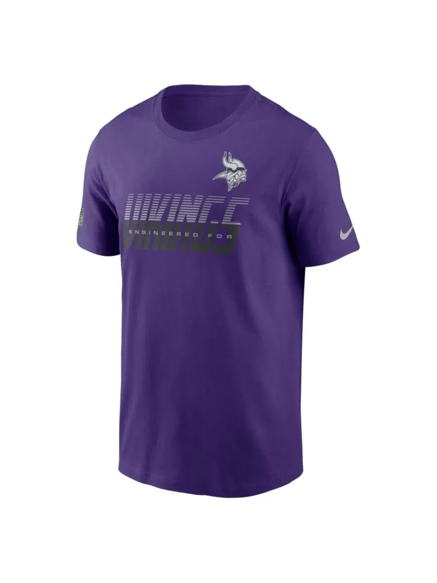 Футболка Dri-FIT с коротким рукавом Minnesota Vikings Nike — изображение 2 из 3, фиолетовый
