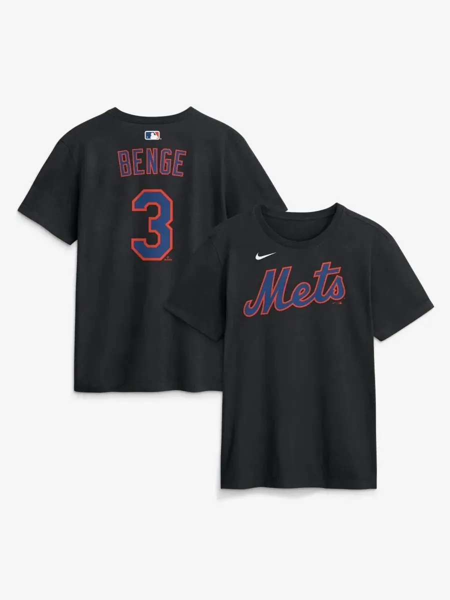 Футболка с именем и номером Carson Benge Nike — изображение 1 из 3, черный