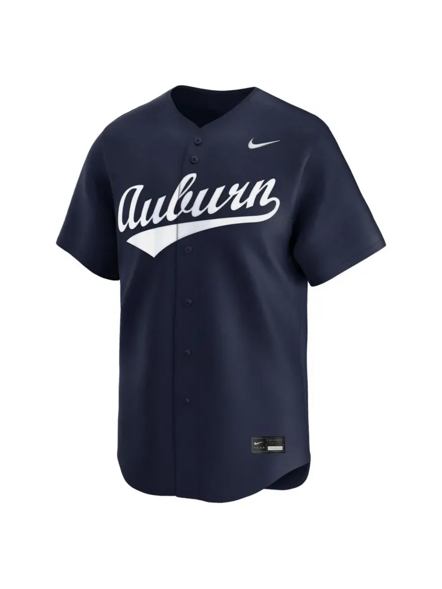 Бейсбольная джерси Nike Navy Auburn Tigers Alternate Limited — изображение 2 из 3, темно-синий