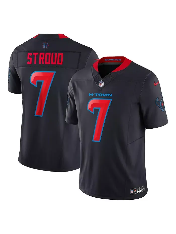 Мужская джерси Houston Texans 2nd Alternate Vapor F.U.S.E. Limited C.J. Stroud в синем цвете Nike — изображение 1 из 3