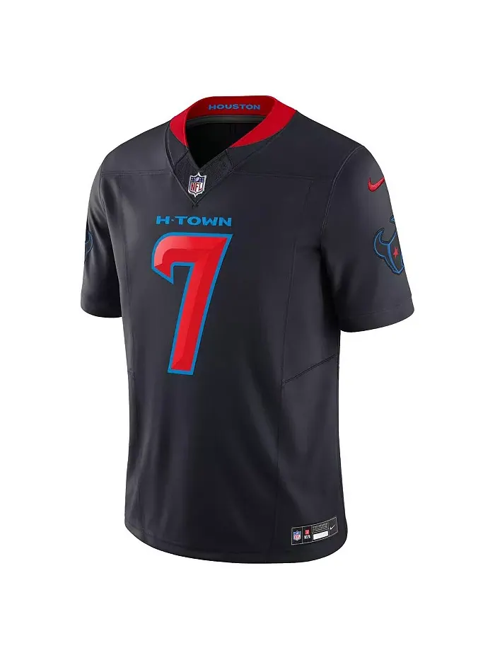Мужская джерси Houston Texans 2nd Alternate Vapor F.U.S.E. Limited C.J. Stroud в синем цвете Nike — изображение 3 из 3