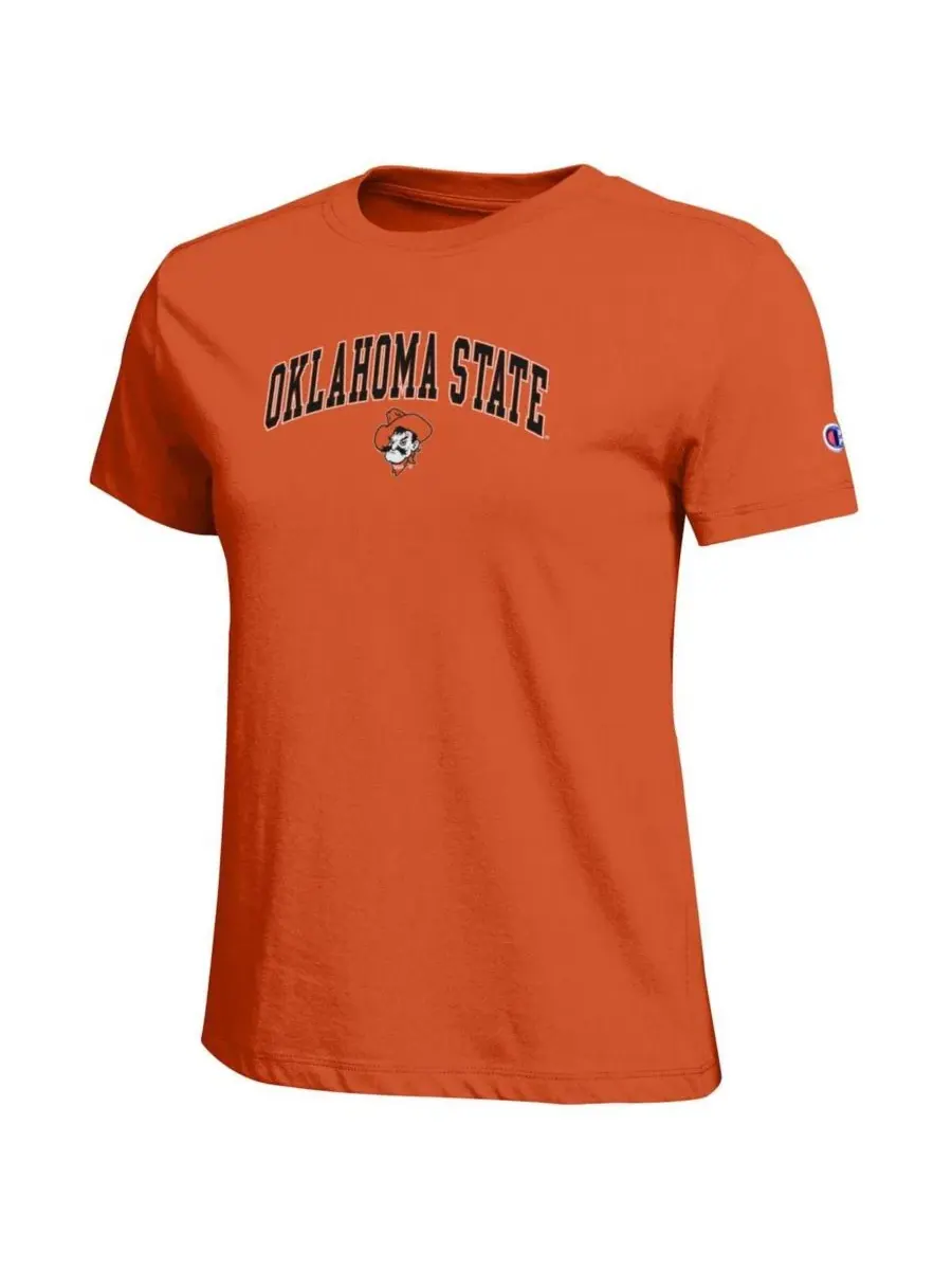 Футболка с длинным рукавом Oklahoma State Cowboys Arched Over Logo Champion — изображение 3 из 3, оранжевый