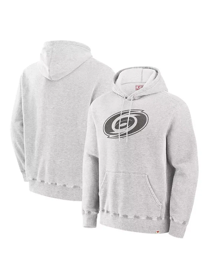 Мужская кремовая толстовка с капюшоном Carolina Hurricanes Made in Canada Fanatics — изображение 1 из 3