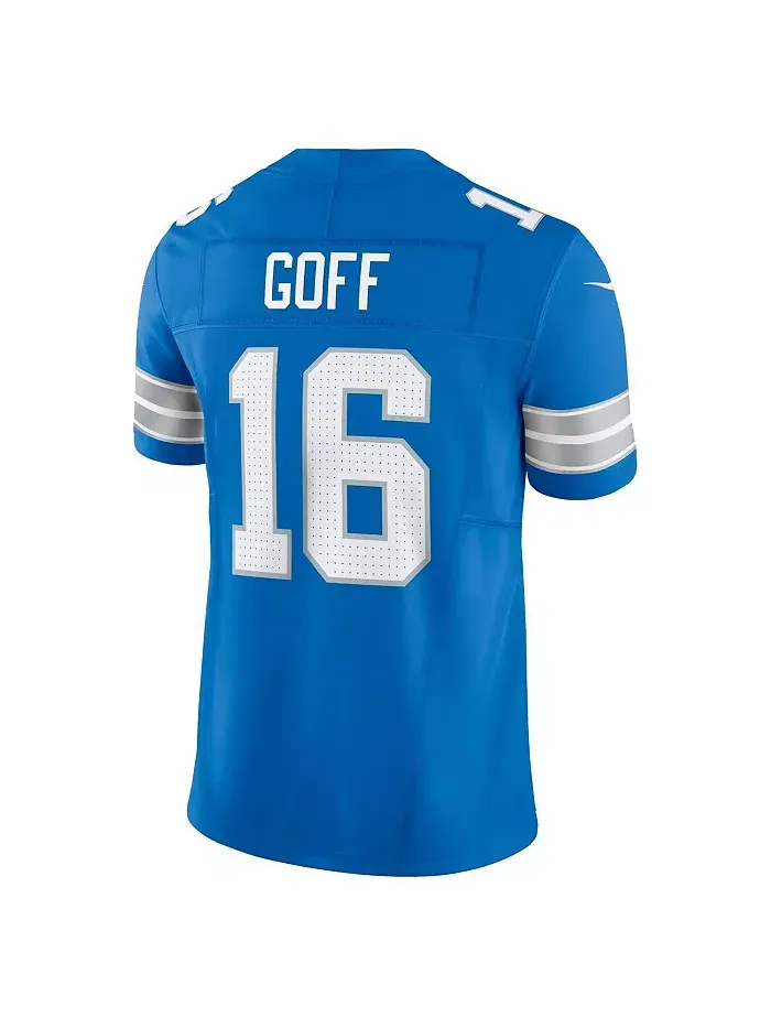 Мужская джерси Detroit Lions Vapor F.U.S.E. Limited Джареда Гоффа синего цвета Nike — изображение 2 из 3
