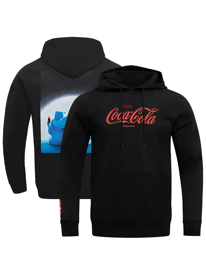 Мужская черная толстовка с капюшоном Coca-Cola Sharing A Coke Freeze Max