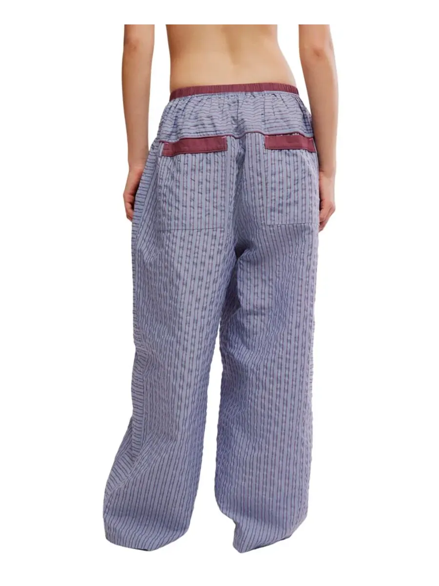 Женские пижамные брюки из сшитого хлопка с резинкой, модель Cross My Heart Lounge Free People — изображение 5 из 5