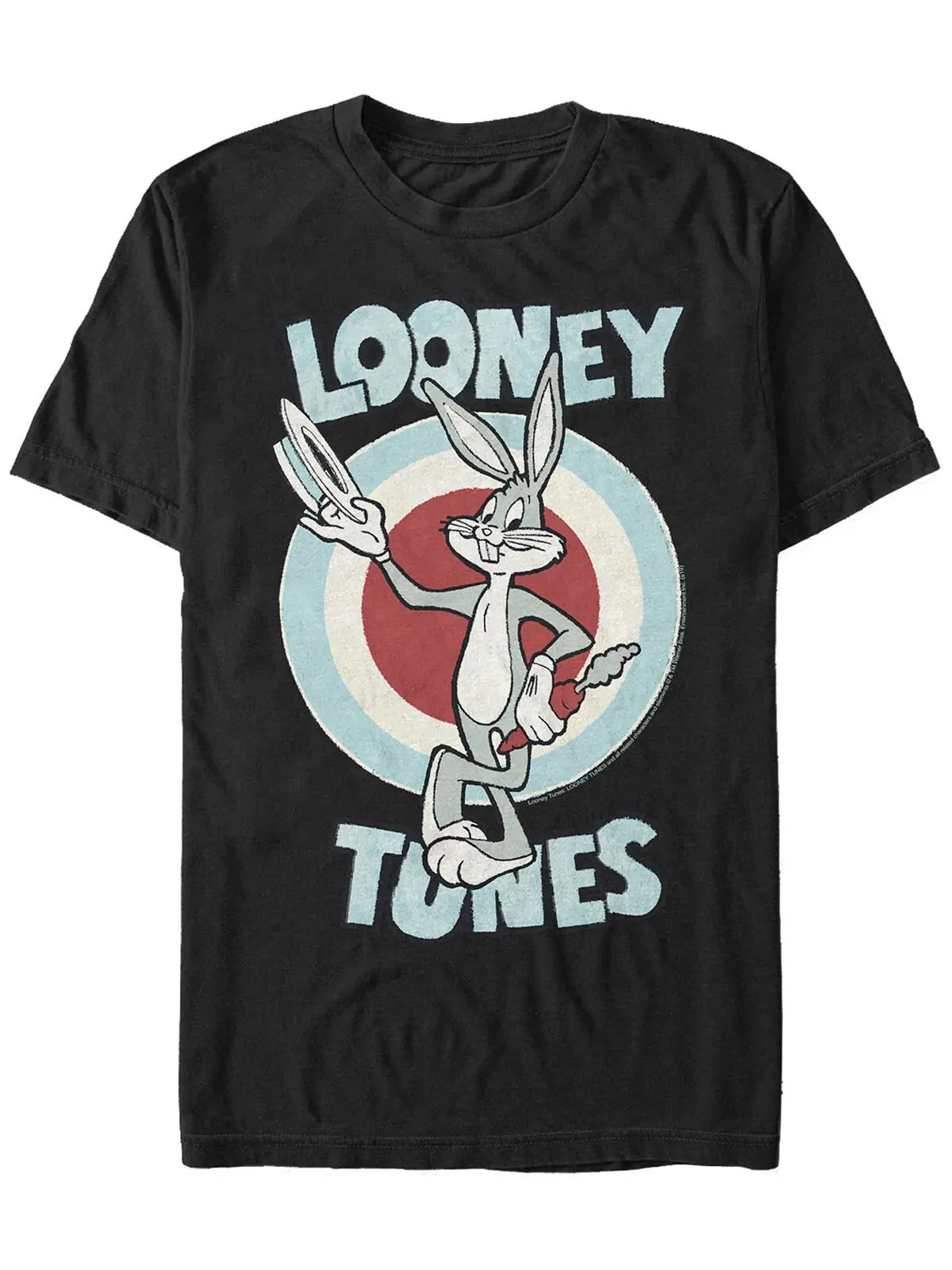 Мужская футболка с коротким рукавом looney tunes bugs bunny target Fifth Sun — изображение 1 из 1, черный