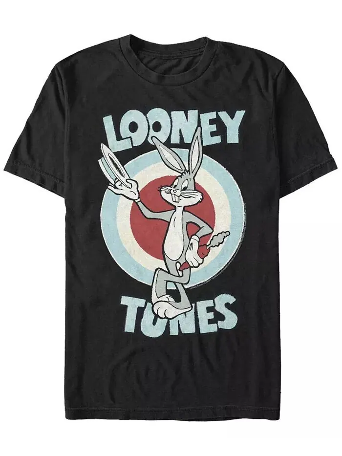 Мужская футболка с коротким рукавом Bugs Bunny Target от Looney Tunes Fifth Sun — изображение 1 из 1