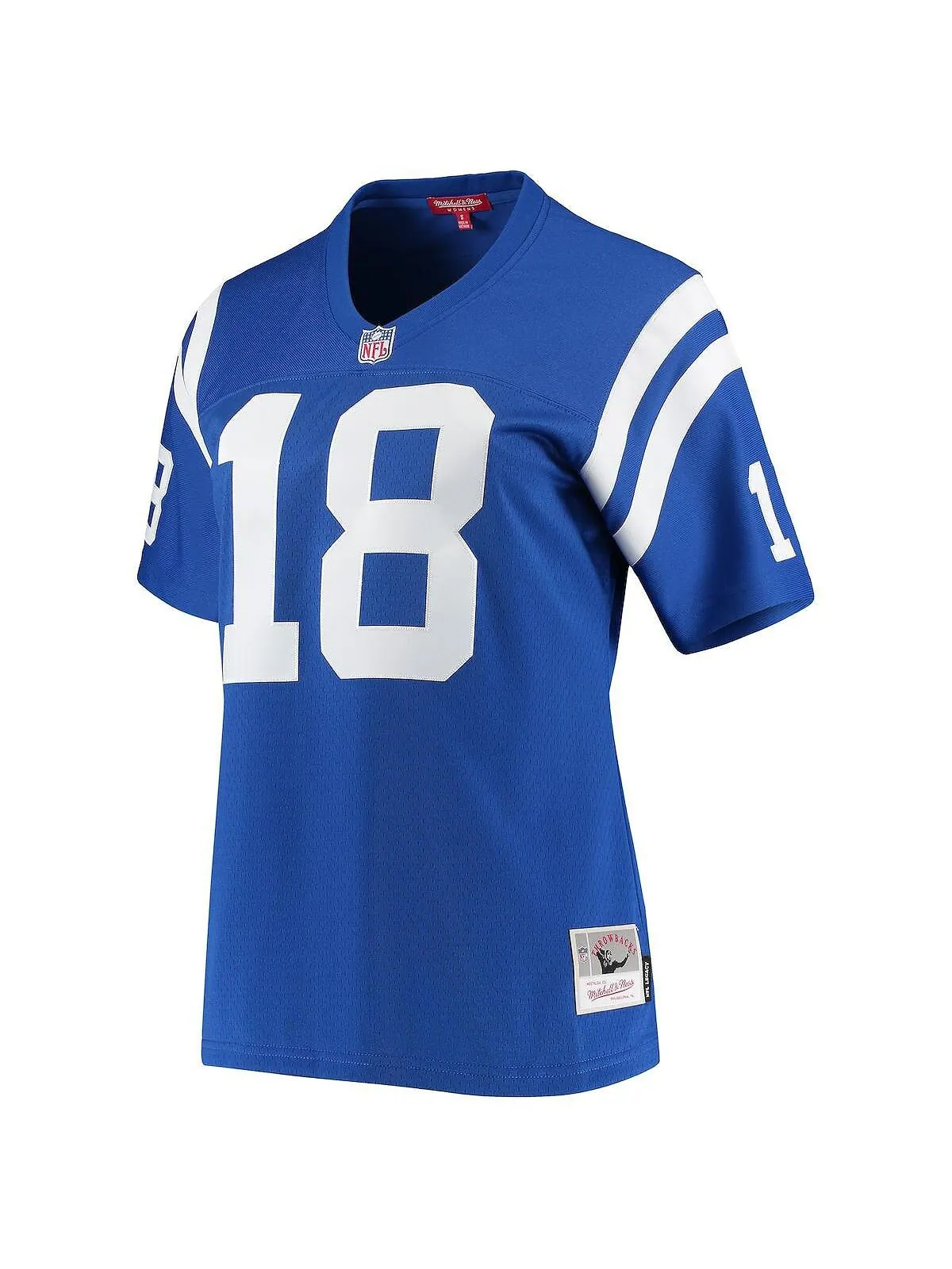 Женская футболка Peyton Manning Royal Indianapolis Colts 1998 Legacy Replica Mitchell & Ness — изображение 3 из 3