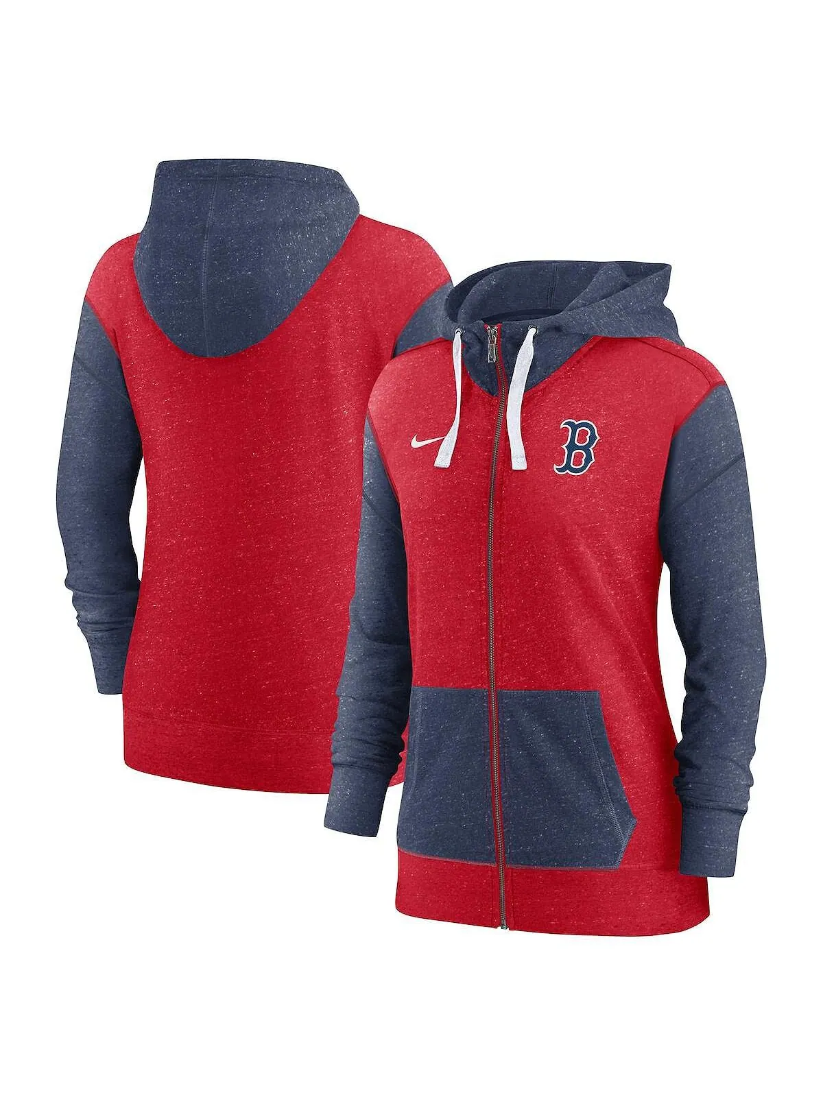 Женская красная толстовка с молнией во всю длину Boston Red Sox Nike — изображение 1 из 1, красный