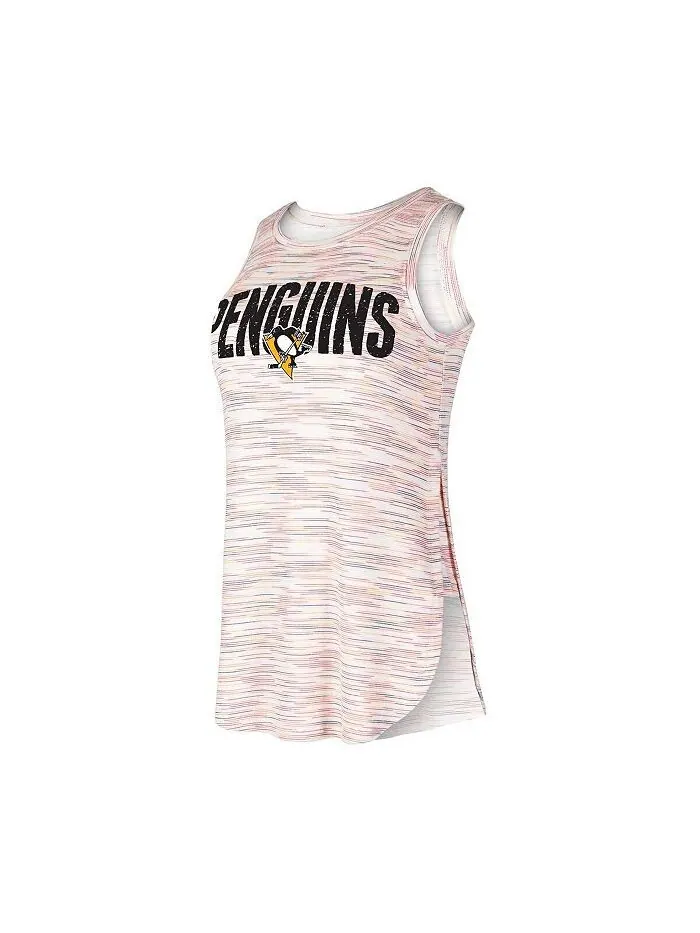 Женская многоцветная майка Tri-Blend Sunray Pittsburgh Penguins Sunray Concepts Sport