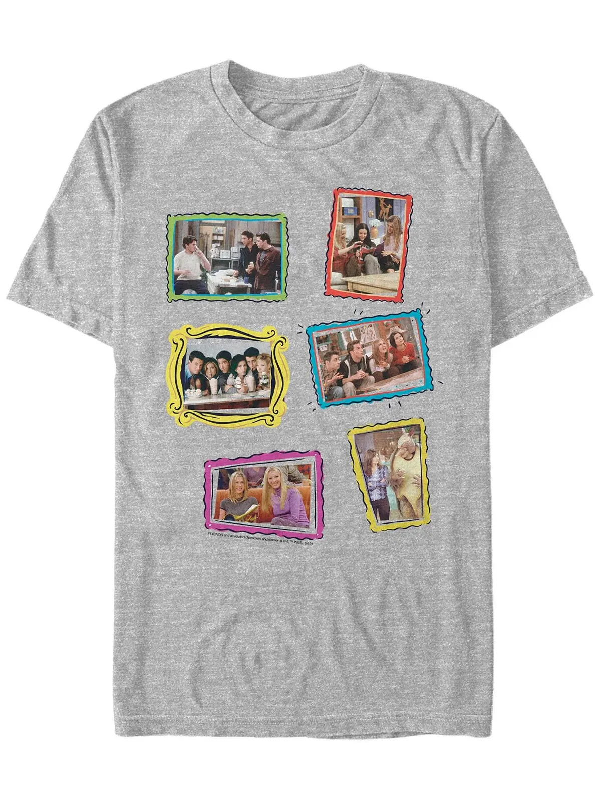 Мужская футболка с короткими рукавами friends picture frame scenes Fifth Sun — изображение 1 из 1, приглушенный