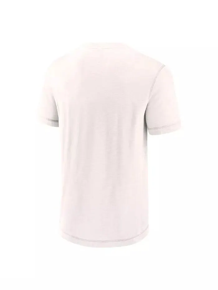 Мужская белая футболка Las Vegas Raiders Team Act Fast Fanatics — изображение 2 из 3