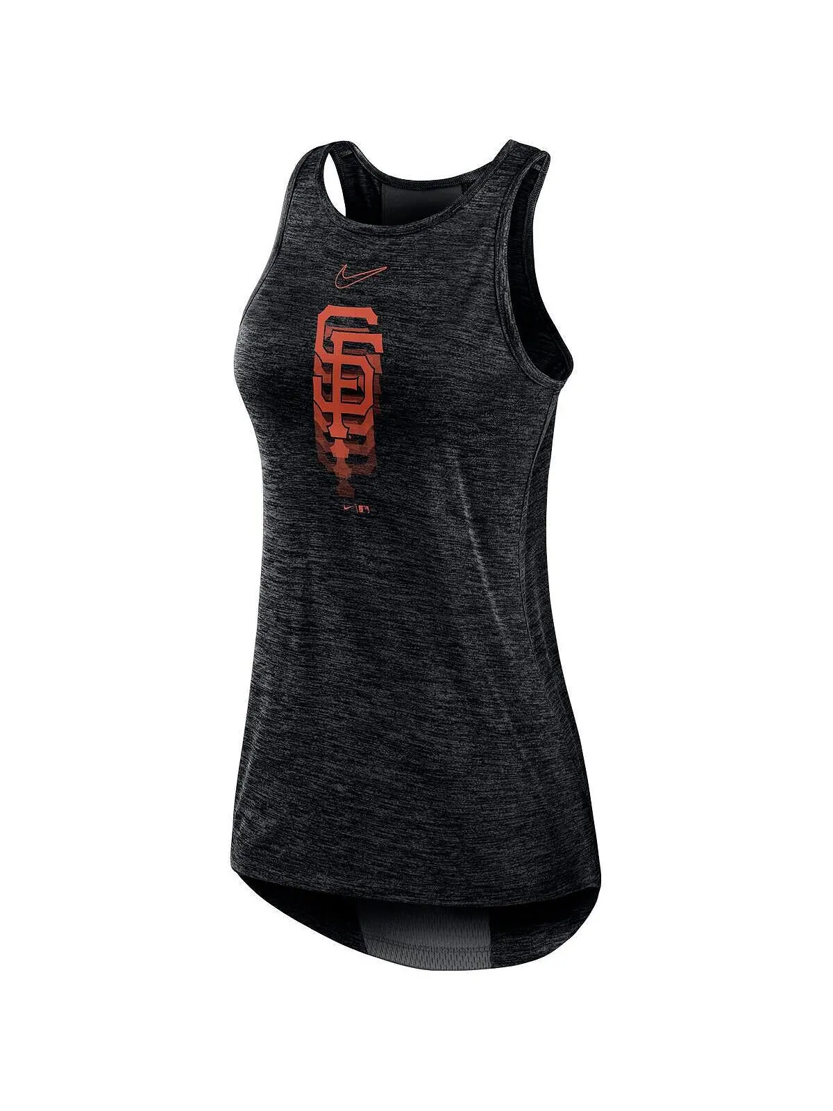 Женская черная майка san francisco giants с логотипом fade high neck performance Nike — изображение 2 из 3, черный