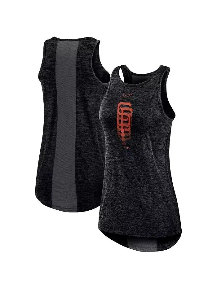 Женская черная майка с высоким воротником и логотипом San Francisco Giants Nike — изображение 1 из 3