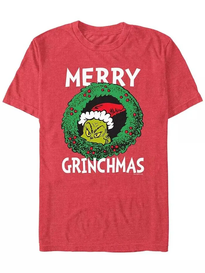Мужская футболка с коротким рукавом Merry Grinchmas Fifth Sun — изображение 1 из 2