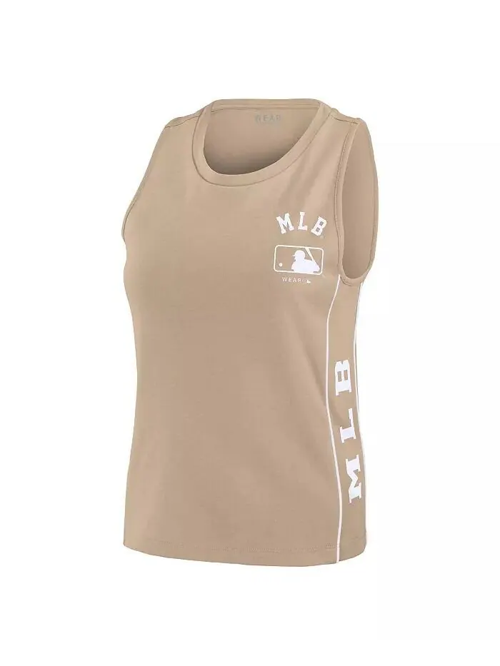 Женская майка-топ цвета загара MLB Tonal WEAR by Erin Andrews — изображение 4 из 4